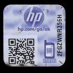 HP Neuestes Hologramm - schwarze Verpackung - Produktion seit 2012_2